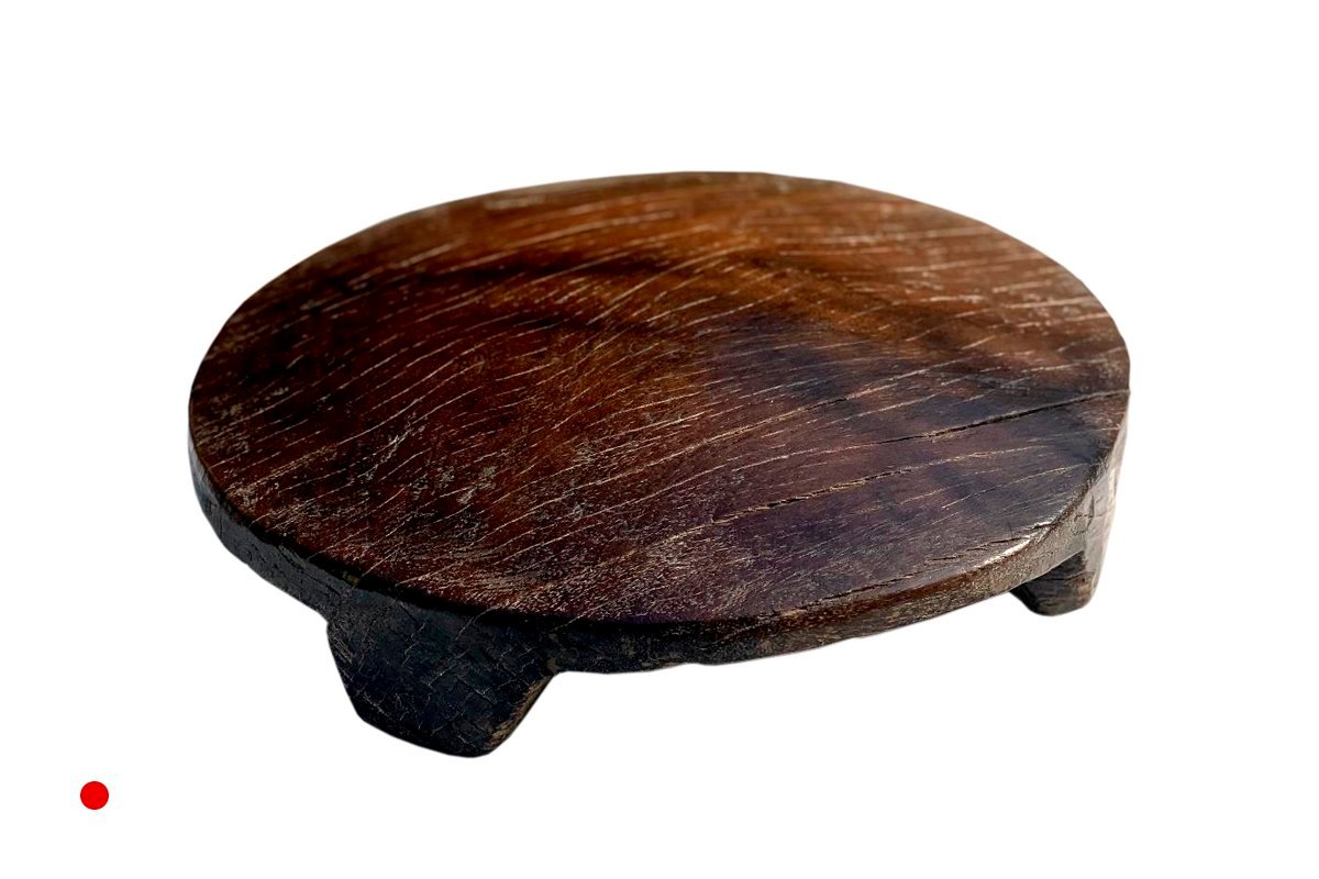 Antique Chapati Boards with Footed Detail