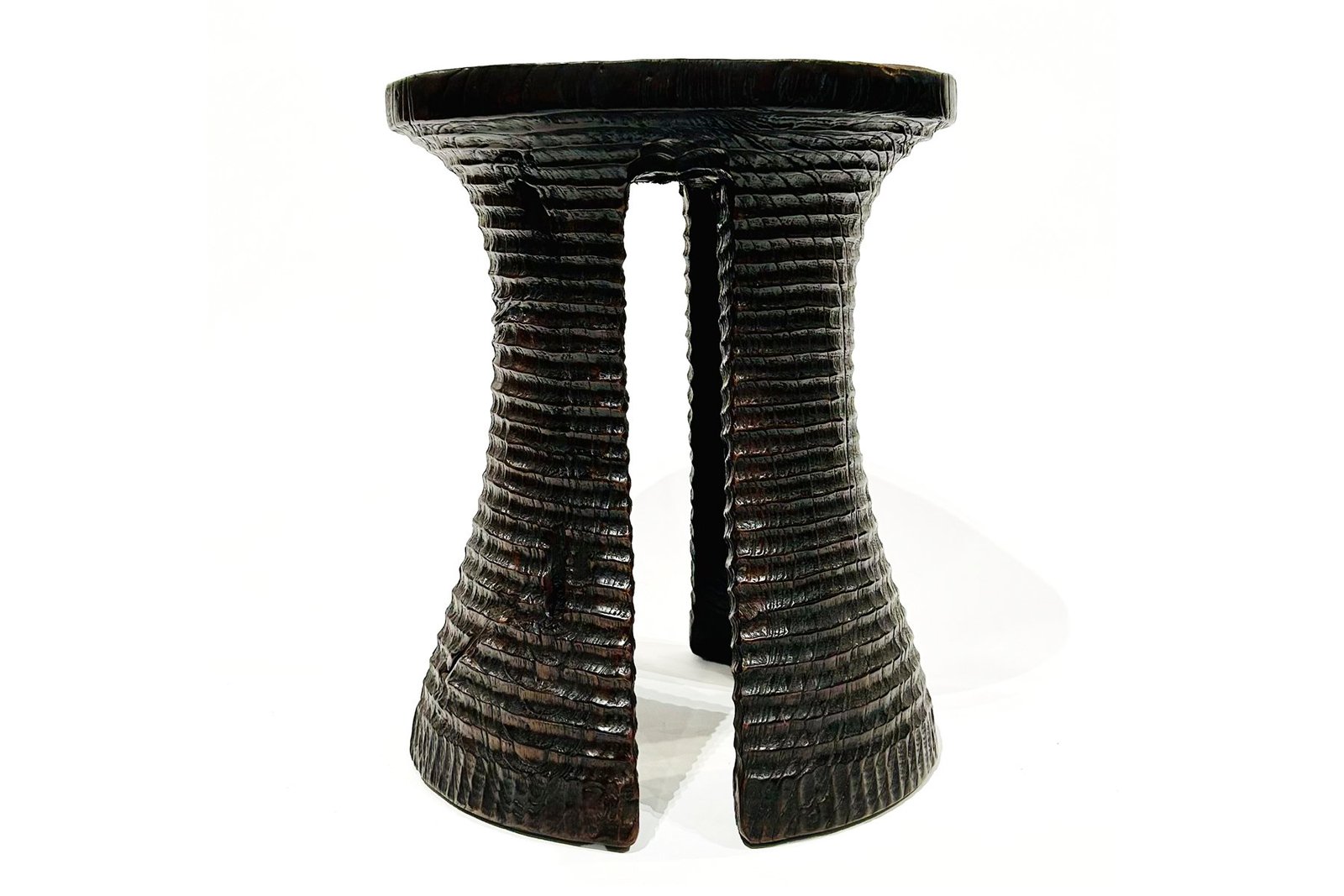 Vintage Carved Stool