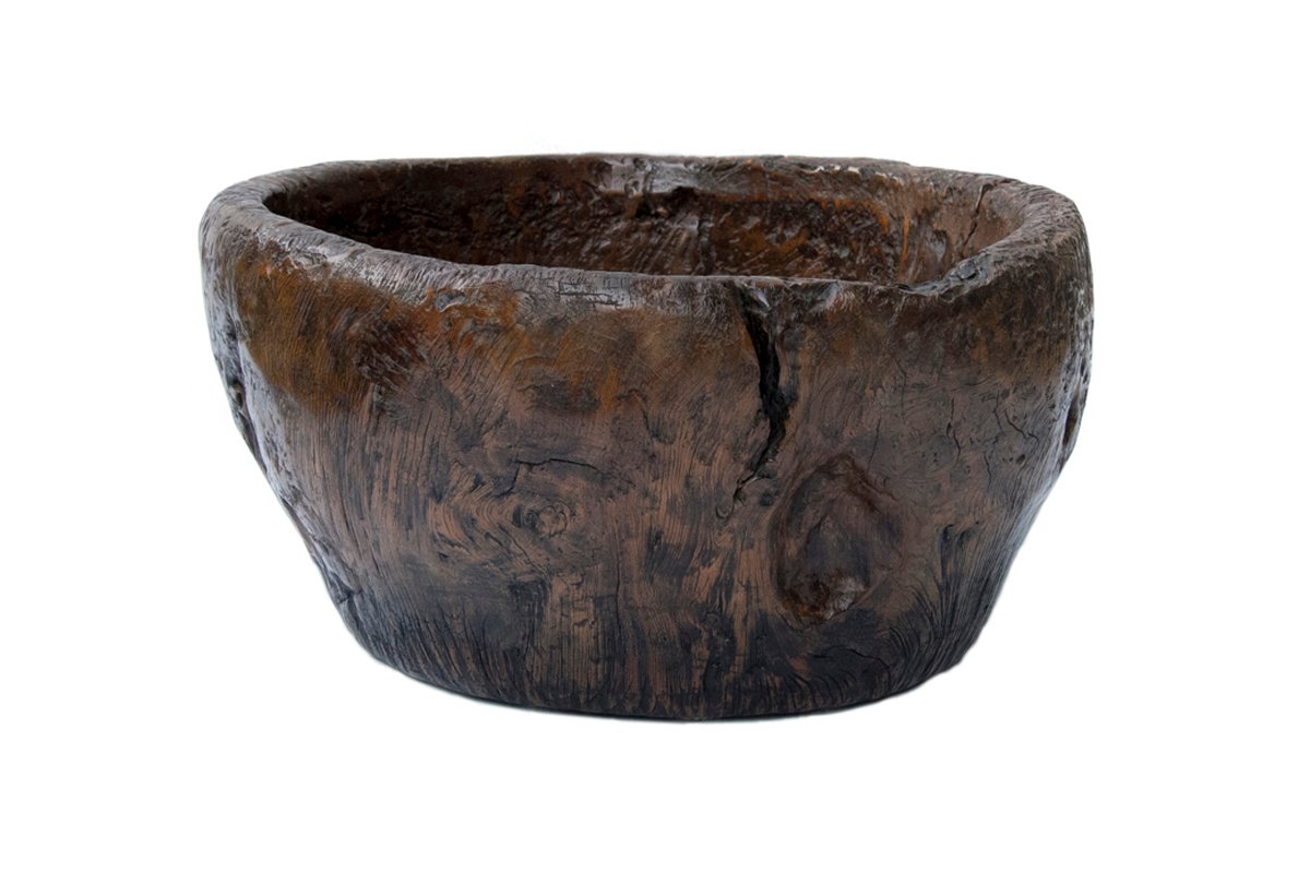 Antique Granary Mortar Bowl I