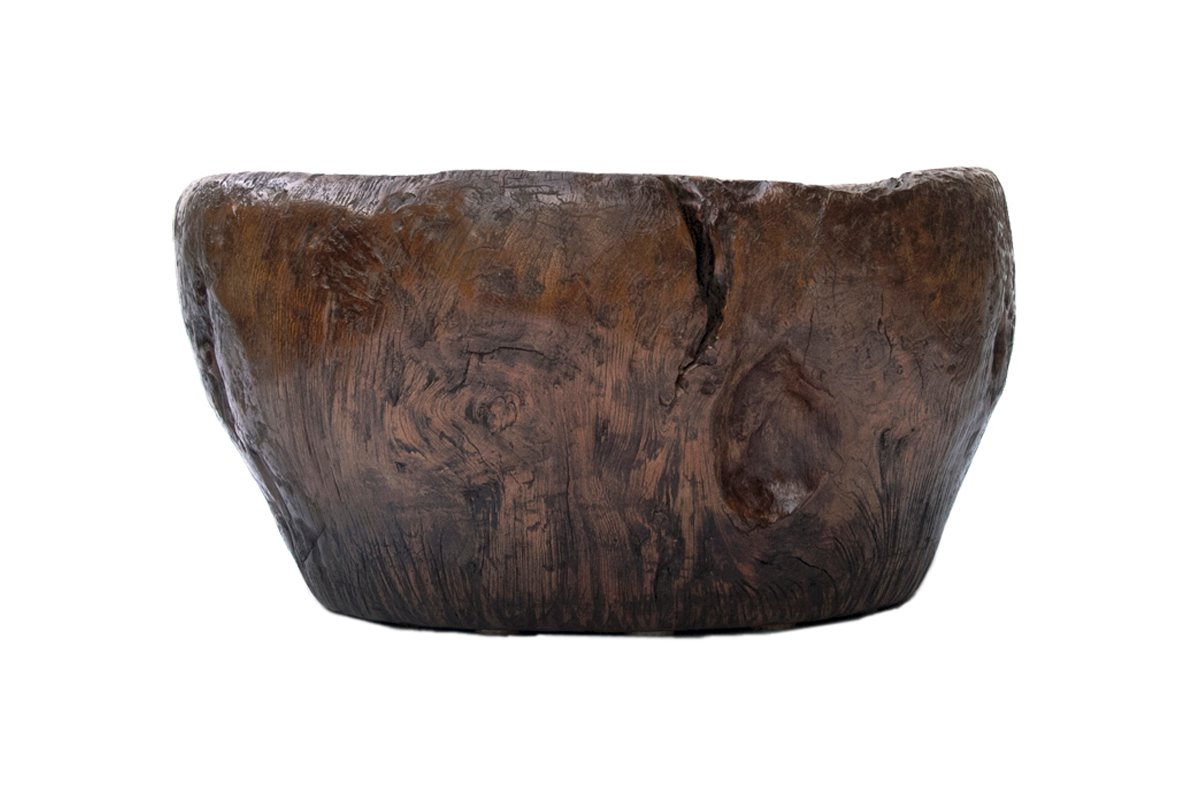 Antique Granary Mortar Bowl I