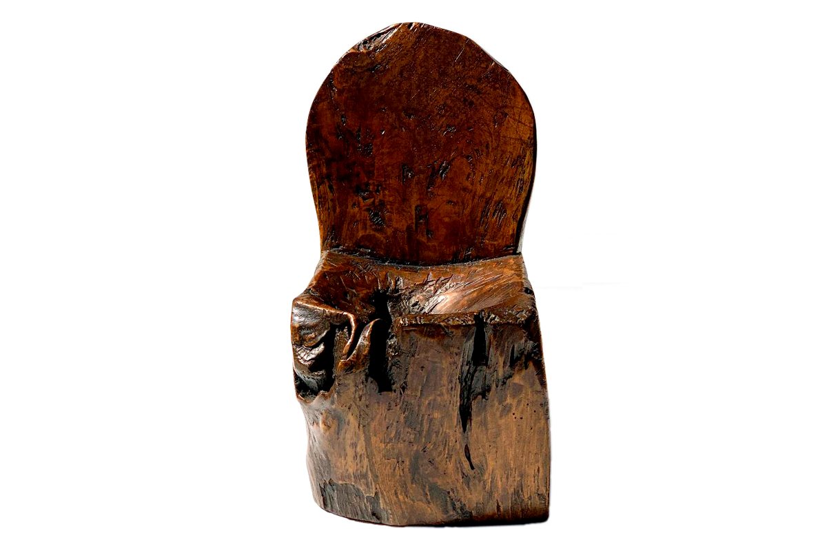 Antique Teak Chair Heavily Patinated