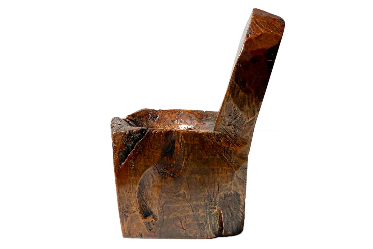 Antique Teak Chair Heavily Patinated