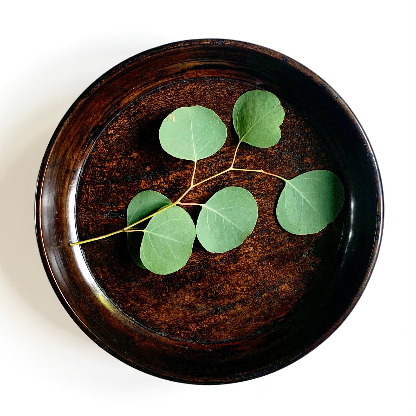 Antique Wooden Footed Plates