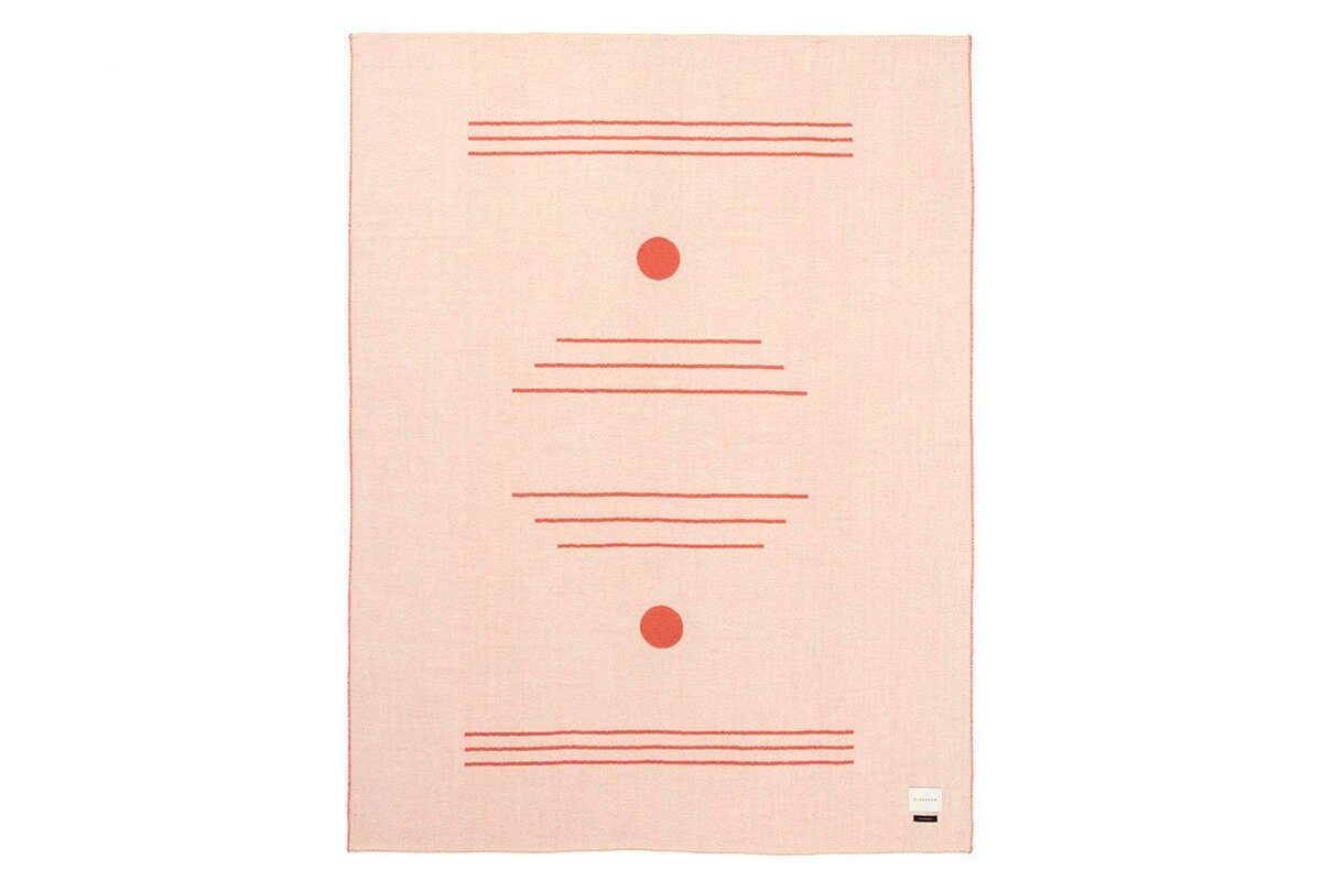 Harvest Moon Reversible Throw - Terracotta & Ivory