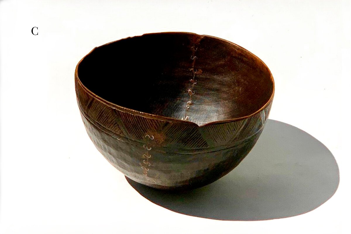 Old Wooden Bowls from Niger Fulani People, West Africa
