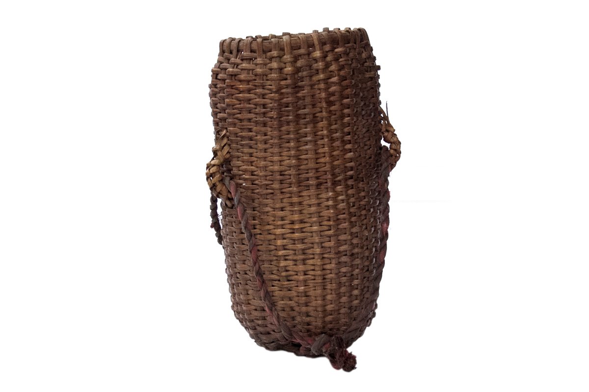 Vintage Woven Fish Basket
