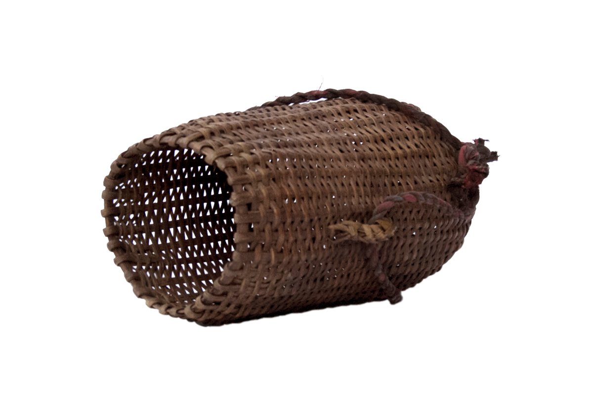 Vintage Woven Fish Basket